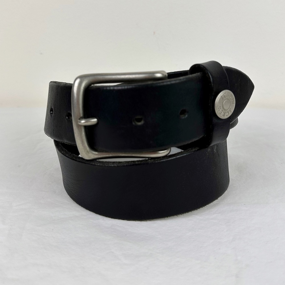 J. Crew Black Leather Belt